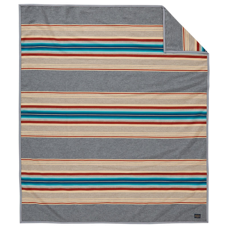 Serape Robe Blanket- Grey